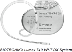 BIOTRONIK's Lumax 740 VR-T DX System