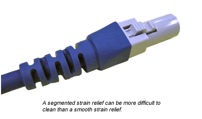 Strain Relief Connectors New design for more flexibility 