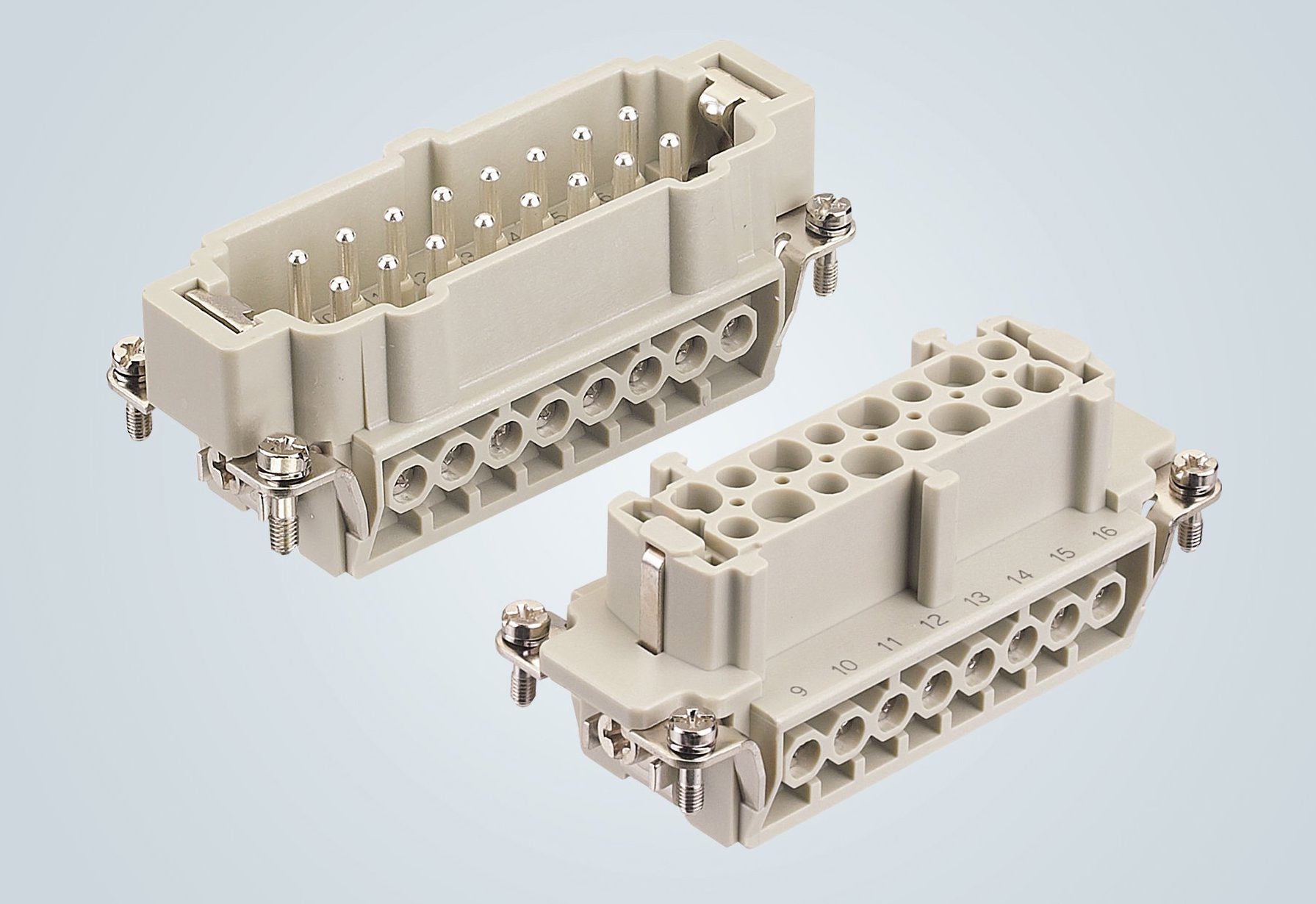 The GreenLine by HARTING with CO2-reduced inserts.