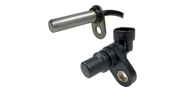 Honeywell SNDH-H Series Hall-Effect Speed Sensors from TTI Inc. use a Hall-effect IC and a permanent magnet to detect ferrous metal targets, providing a digital pulse output proportional to target speed.
