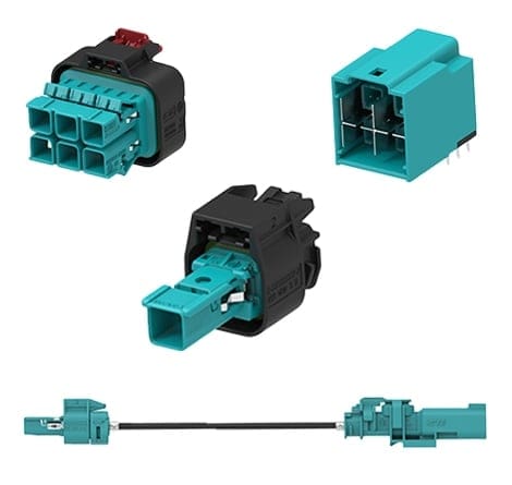2 MATEnet automotive Ethernet connectors Transportation technology, trains, planes, automobiles, high-tech traffic