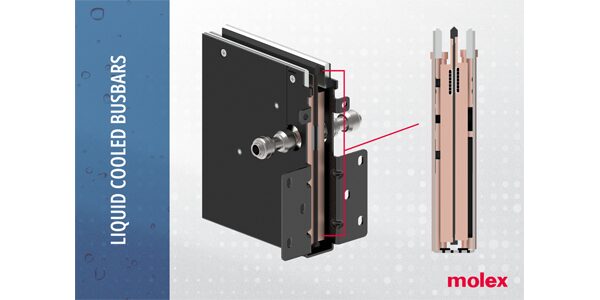 Molex Multi-Channel Liquid Cooled Busbars extend liquid cooling into the power backbone to support higher-current AI racks with more uniform heat.