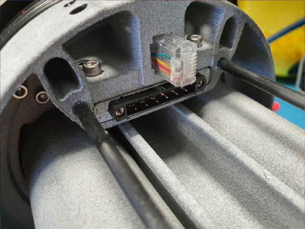 ecoSUB Robotics fitted it with guide-pins to prevent misalignment.