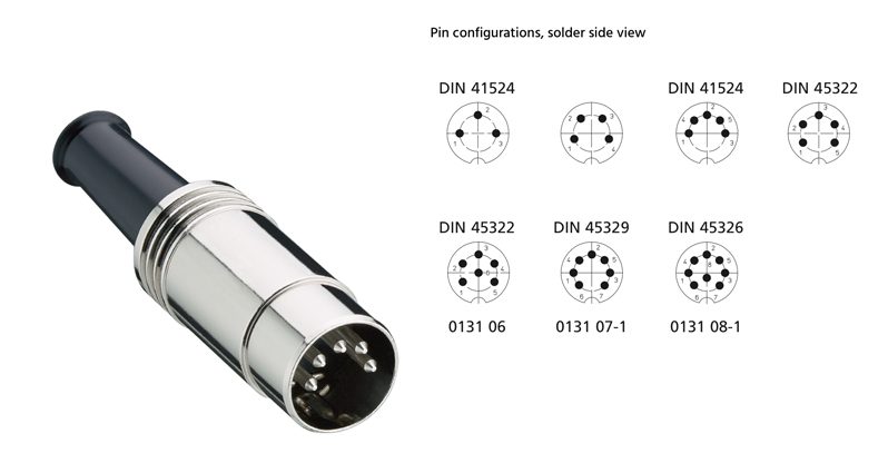 Lumberg’s DIN circular connectors 