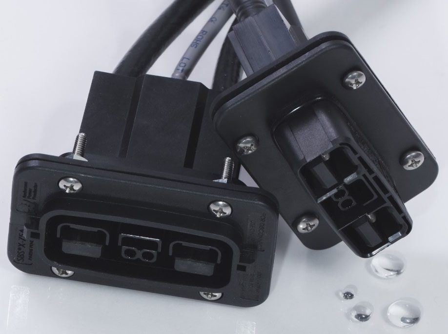 Anderson Power has announced that it will soon be launching a new IP68 waterproof series of connectors called SBS X-75A, 
