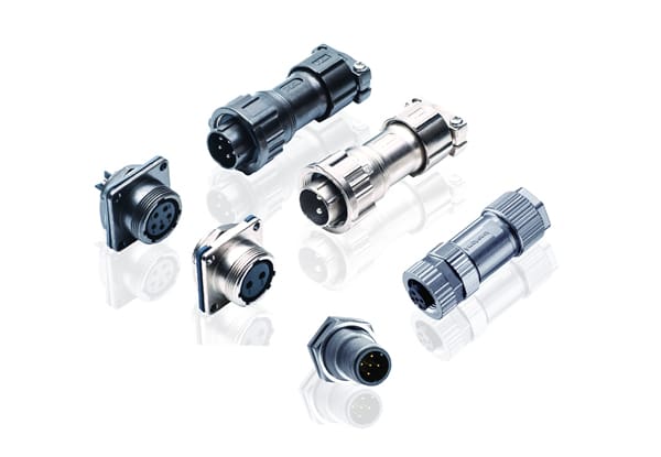 Amphenol LTW’s Heavy Duty M12 (HDM12) and M20 Heavy Duty Shielded connectors 