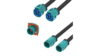 ATTEND Mini FAKRA waterproof connectors and cable assemblies