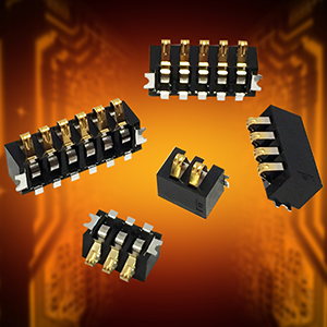 Right Angle Board-to-Board Battery Connectors Suit High Shock and Vibration Applications