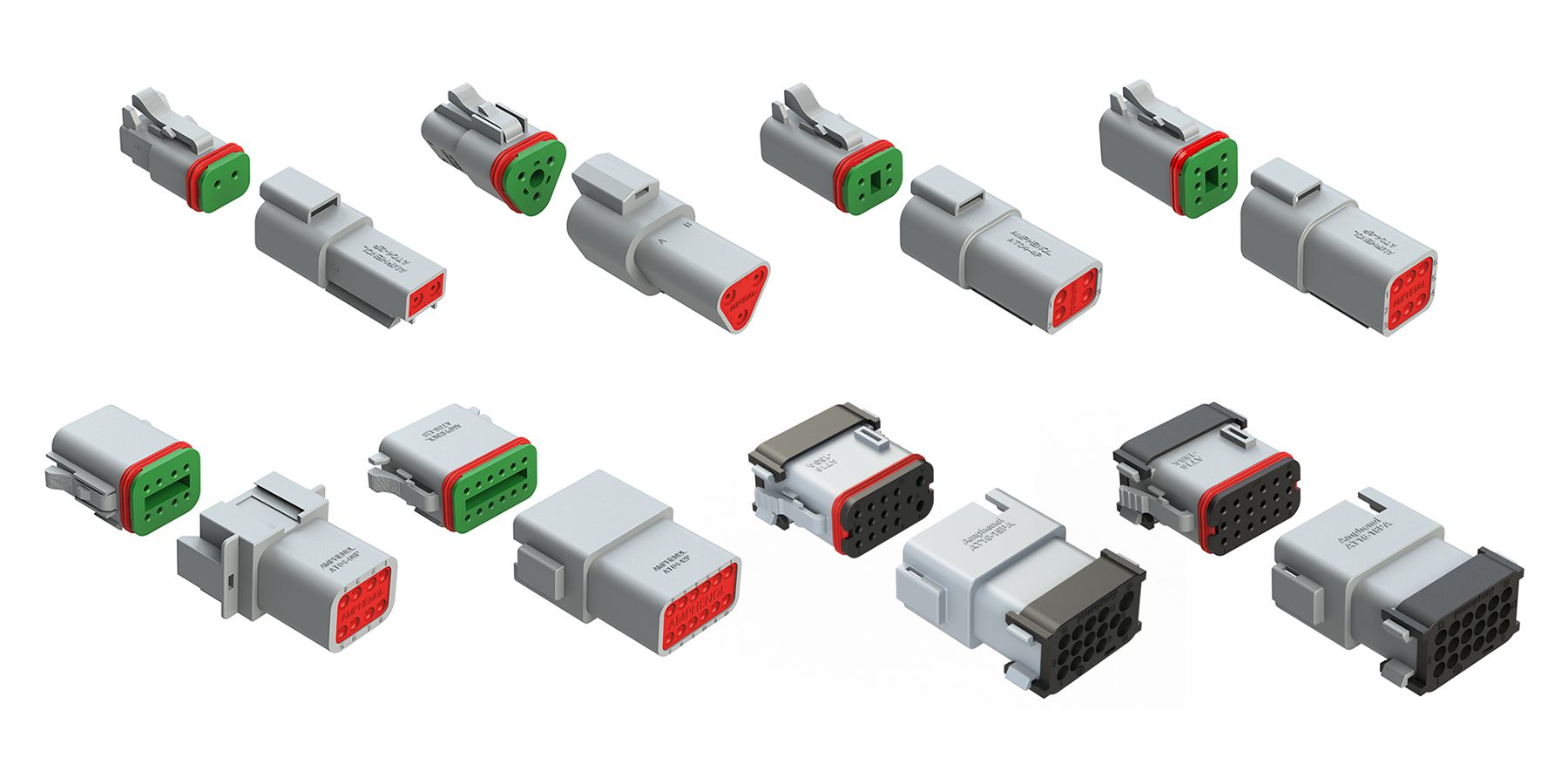 Amphenol Sine AT Series connectors supplied by Allied Electronics & Automation