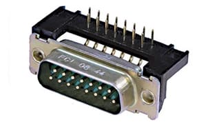 Amphenol's D-Sub high performance board-mount connectors
