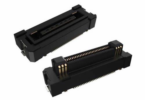 Amphenol Communications Solutions’ offers a high-speed, high current power pin board-to-board connector