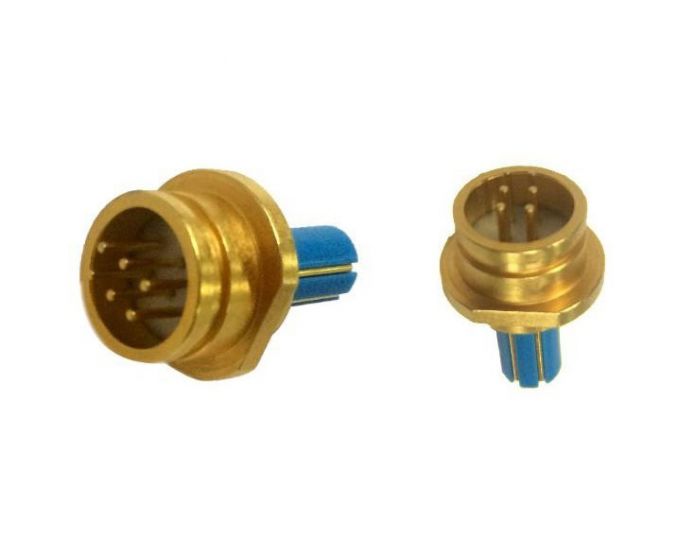 Amphenol Communications Solutions also offers glass/epoxy sealed hermetic connectors