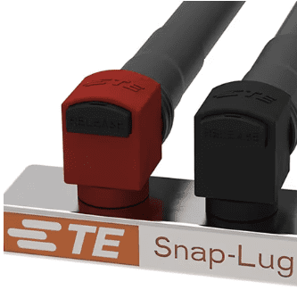 Avnet supplies Snap-Lug quick-disconnect power connectors from TE Connectivity (TE)