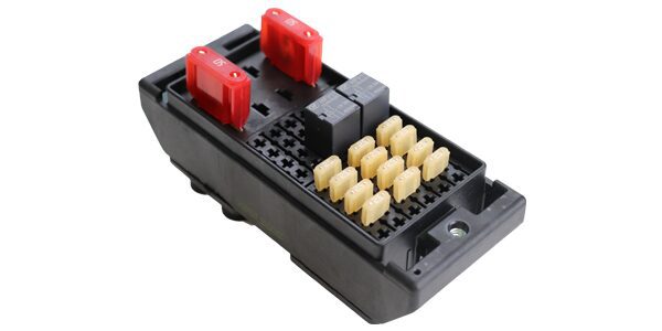 BRIC Fusion series are a little more high-powered for customers that require options like a mini ISO relay and ATL fuses. These are in the 35 to 40 A range continuous rating. The BRIC Fusion series can accommodate approximately 20 different configurations of inserts that house these higher powered components.