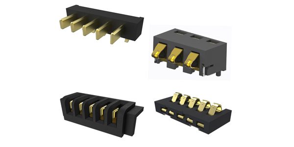 Replaceable battery connectors