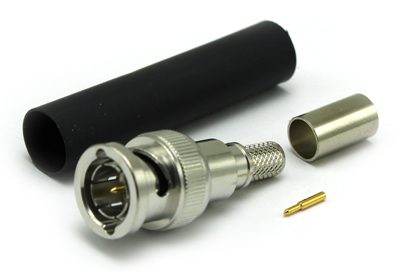COAX Connector’s BNC 75 ohm straight crimp/crimp plug