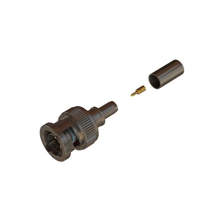 COAX Connectors Bayonet Lock IP68 Crimp/Crimp Plug