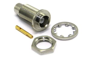 COAX Connectors’ MCX 50 ohm straight bulkhead jack
