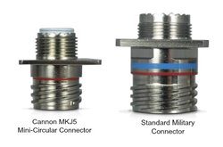 Cannon MKJ5 vs Military Standard connector