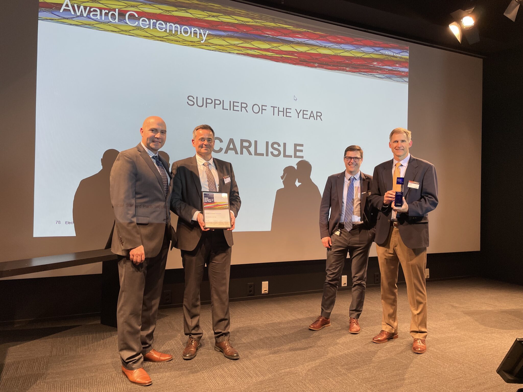 CarlisleIT receives award from Airbus