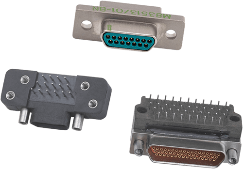 Cinch Dura-Con MIL-DTL-83513 Micro-D MIL-Spec-Approved Rectangular Connectors