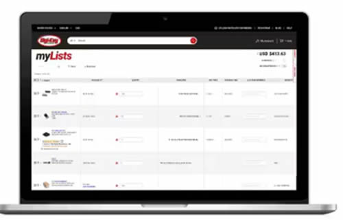 Digi-Key Electronics launched new features to its myLists tool