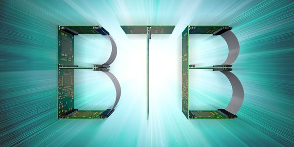 Figure 1: Board-to-board connectors act as reliable interfaces between PCBs, fulfilling mechanical, signal, and power-related functions.