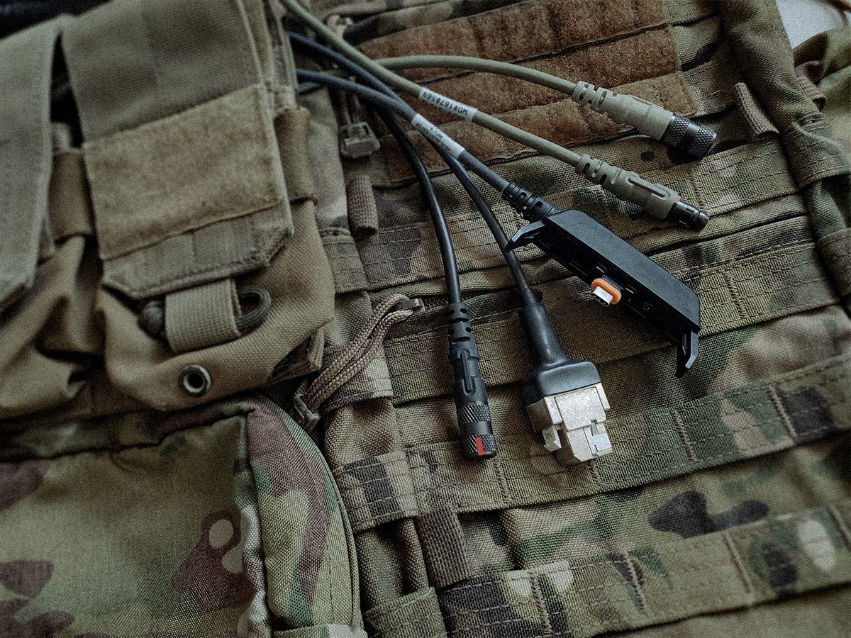 Fischer Connectors released an expanded set of cable assemblies for the KEYSTONE tactical hub