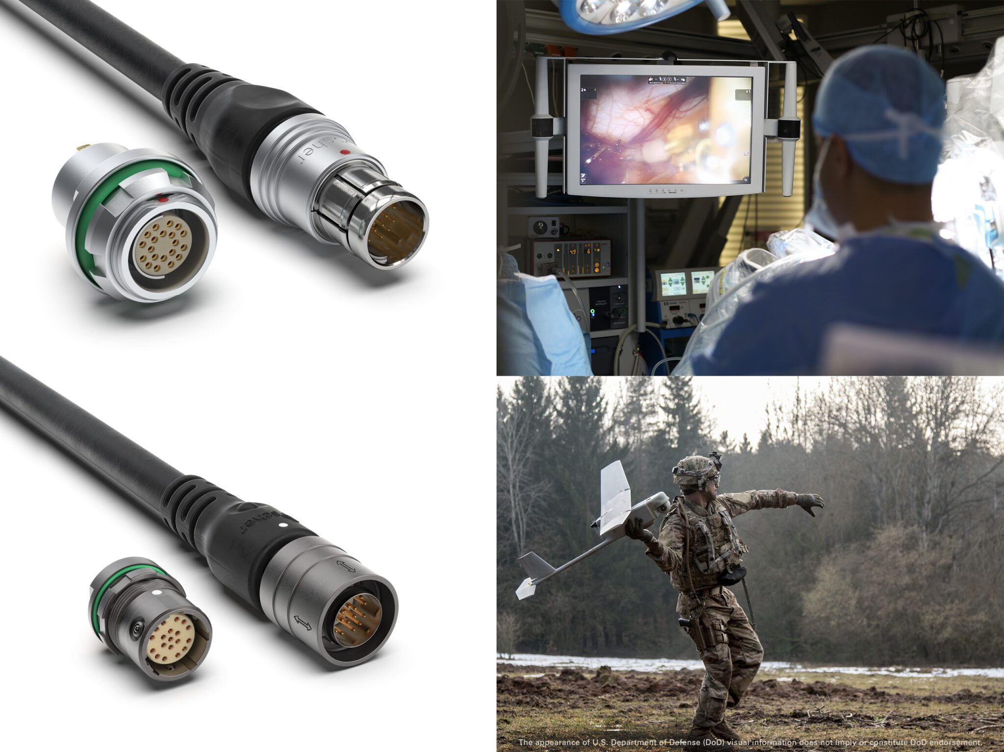 Fischer Connectors’ new high-speed connectors and cable assemblies for Ultra High Definition (UHD)