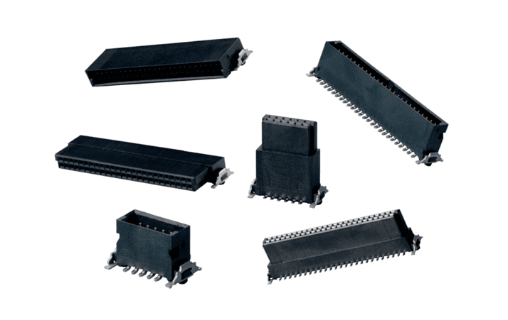 Greenconn's high-speed series of board-to-board connectors are compact mezzanine connectors
