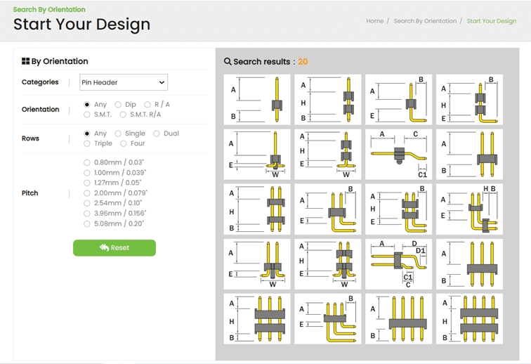 Design tools for connectors