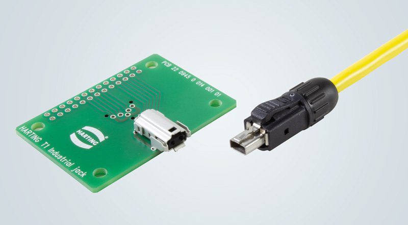 HARTING T1-Industrial interface as the IEC 63171-6 standard for single-pair Ethernet connectors