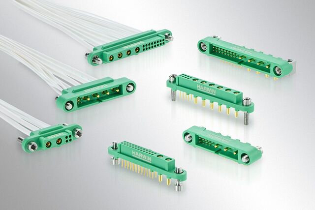 Harwin expanded the contact layout options of its Gecko-MT high-reliability (Hi-Rel) connectors. 
