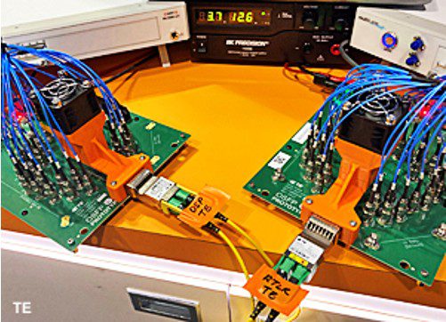 A 1.6Tb optical link via OSFP linear optical transceivers consumed only 25 watts.