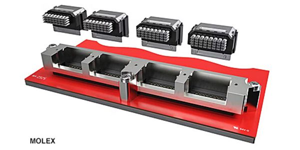 The Impress Co-Packaged Copper connection system is designed to support near-package hyperscale server and storage applications to 224 Gb/s PAM4. Designed in banks of 32 differential pairs on a 2 mm x 1.6 mm pitch, it can be configured up to 1024 differential pairs and has a mated height of only 15 mm.