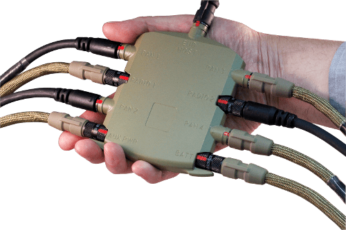 ICC supplies STAR-PAN, Glenair’s integrated soldier multiport USB data hub/wearable power distribution systems and tactical connectors