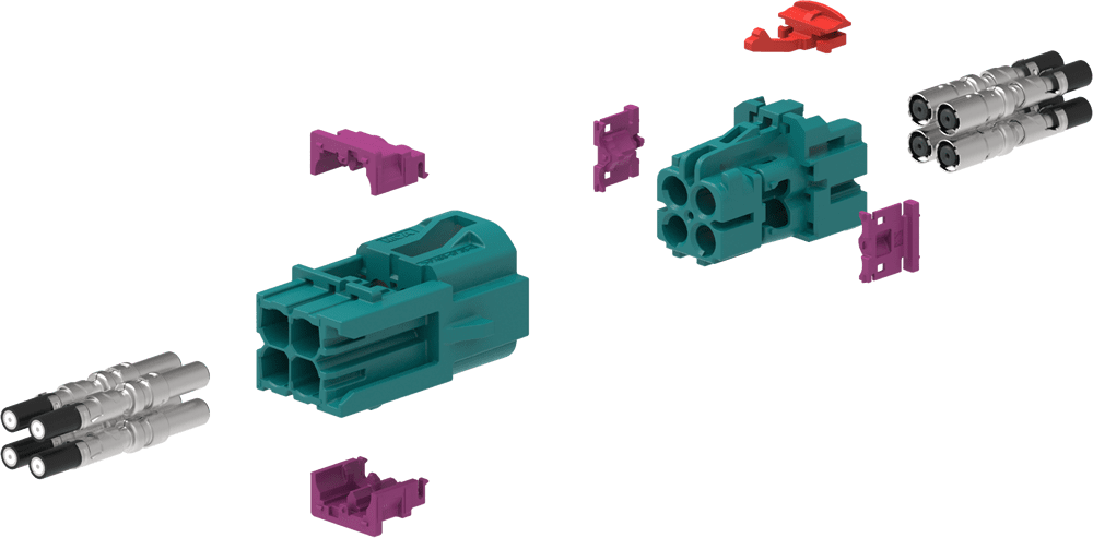 IMS Connector Systems offers MCA/MCA-H (Mini Coax Automotive) 5G Miniaturized High-Speed multi-pole RF Solutions