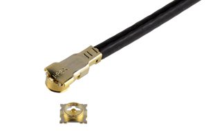 The I-PEX MHF 7S is a fully shielded miniature RF connector