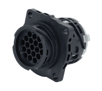 ITT Cannon’s APD series is a versatile range of full plastic direct, in-line, and bulkhead circular connectors that are resistant to engine, transmission, and brake fluids. 