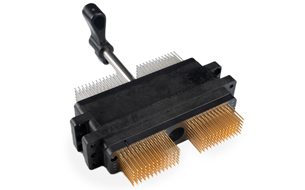 The Cannon DL Series of Zero Insertion Force (ZIF) connectors