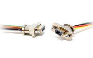 ITT Cannon’s robust, wired/cabled microminiature MDM series includes an EMI shielded, connector with fully integrated backshells