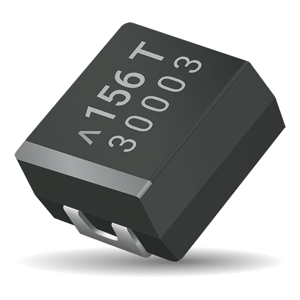 DLA 04051 military specification. TCD Series conductive polymer capacitors are currently available in two case sizes (EIA 1210 and 2917)