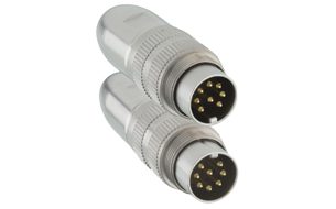 Lumberg’s 360° shielded screw-type circular connector