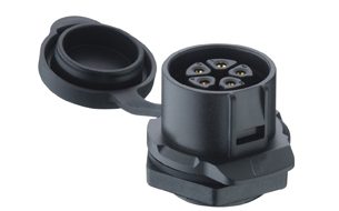 Quicklock chassis circular connector from Lutronic, a Lumberg Group company