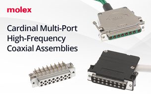 Cardinal Multi-Port High-Frequency Coaxial Assemblies from Molex
