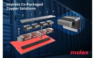 A versatile, two-piece connector system, Molex's Impress Co-Packaged Copper Solutions