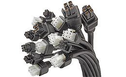 Molex designs and manufactures custom overmolded cable assemblies.