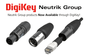 Neutrik Group Americas announced a new channel partnership with DigiKey.