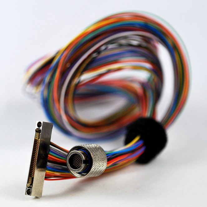 Omnetics miniature connectors and small wire guage interconnects