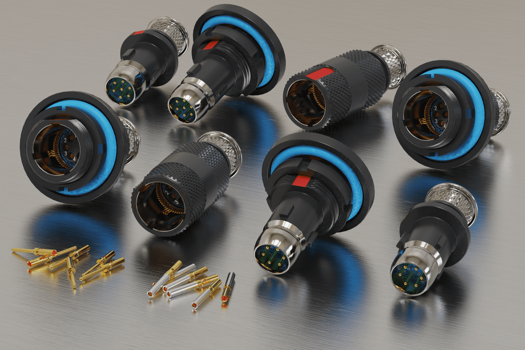 Omnetics Connector Corporation developed the Kilo 360 Warrior Series Connectors to provide interoperability between various forces using equipment with micro miniature 38999 interconnects. New 10 Amp receptacles are available for higher-current soldier battery charging, radio, and C4ISR equipment. 